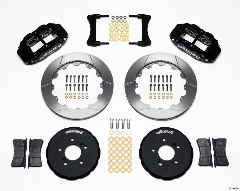 Wilwood Narrow Superlite 6R Front Hat Kit 12.88in Honda S2000-thumbmail-1