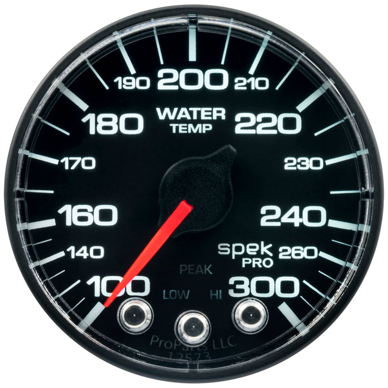 Autometer Spek-Pro 52.4mm 100-300 Deg F Digital Stepper Motor Water Temp Gauge-thumbmail-1