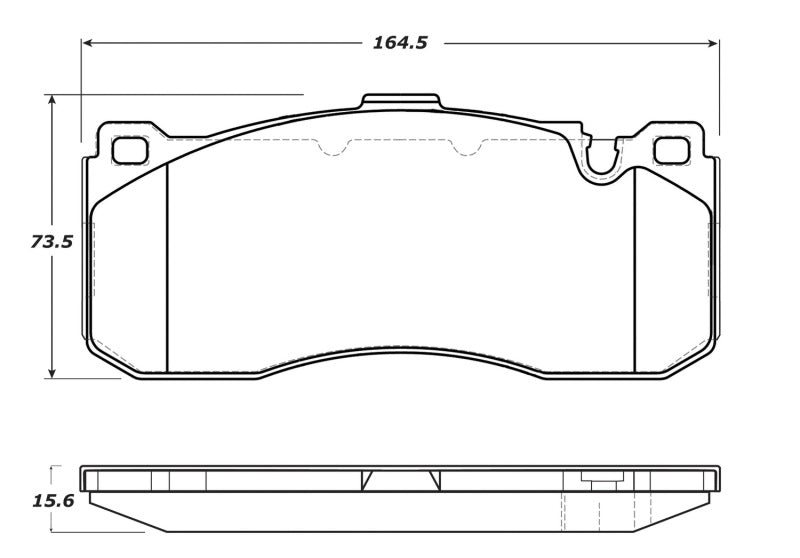 StopTech Street Touring 08-09 BMW 128i/135i Coupe Front Brake Pads-thumbmail-2