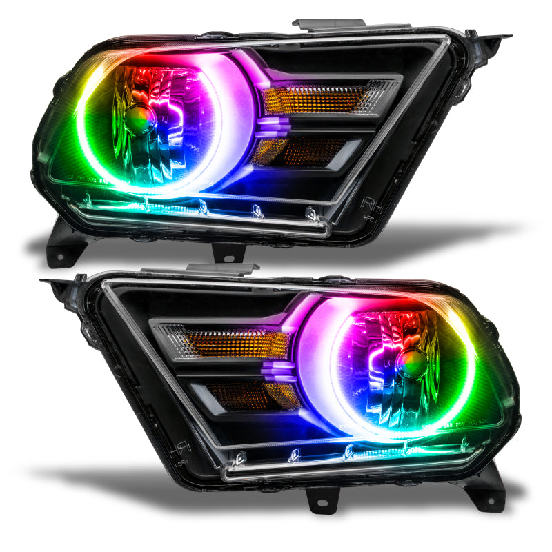 Oracle 10-14 Ford Mustang HL (Non-HID) - ColorSHIFT w/o Controller-thumbmail-4
