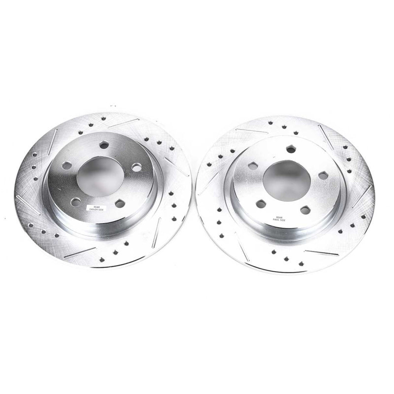 Power Stop 04-13 Mazda 3 Rear Evolution Drilled & Slotted Rotors - Pair-thumbmail-2