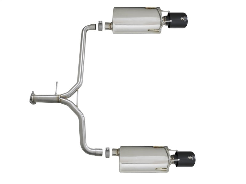 aFe Takeda 2.25-1.75in 304 SS Axle-Back Exhaust w/ Black Tips 13-17 Honda Accord Sport Sedan I4-2.4L-thumbmail-3