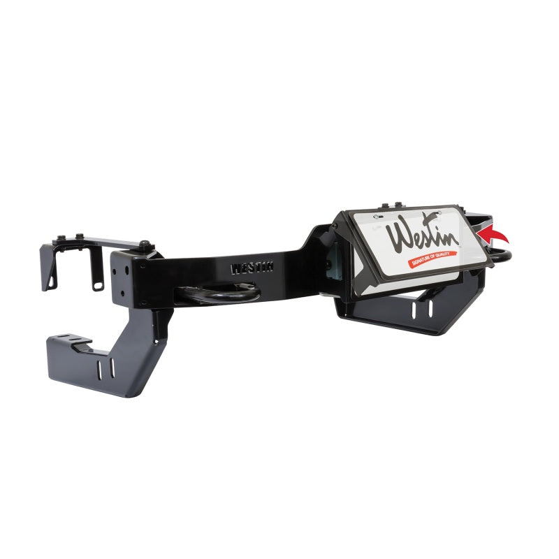 Westin MAX Winch Tray License Plate Bracket - Black-thumbmail-12