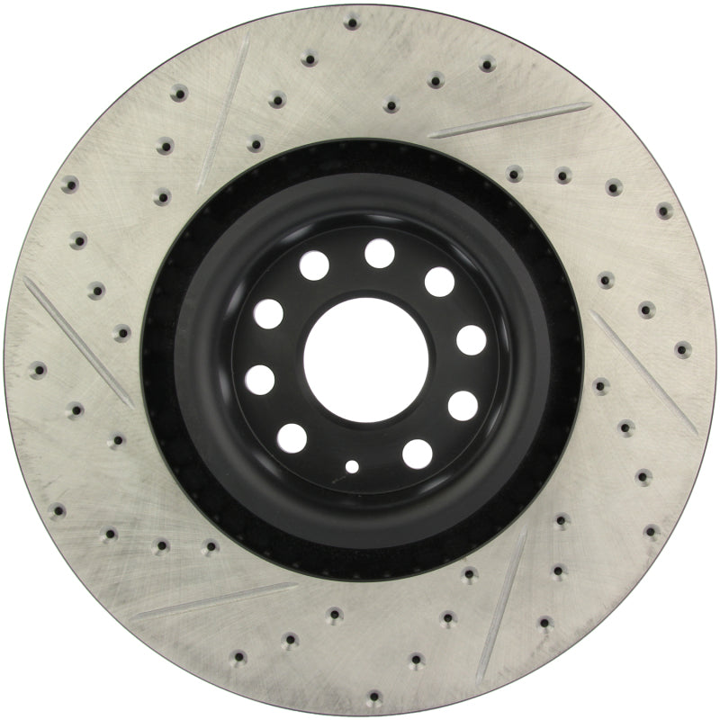 StopTech 09 VW Passat CC / 06-09 Passat Slotted & Drilled Left Front Rotor-thumbmail-5