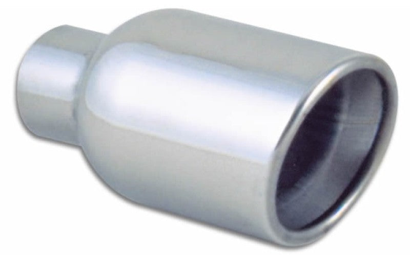 Vibrant 3in ID Dual 4in OD Round SS Tips (Double Wall, Angle Cut)-thumbmail-2