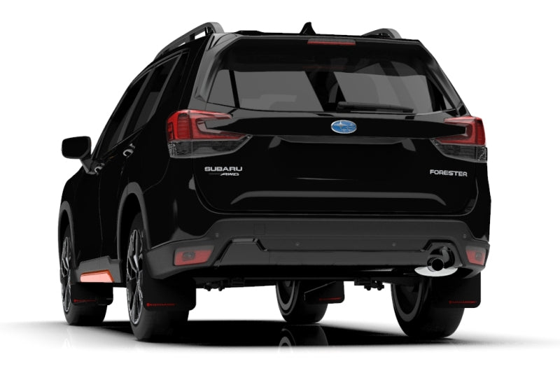 Rally Armor 19-21 Subaru Forester Black UR Mud Flap w/ Red Logo-thumbmail-4
