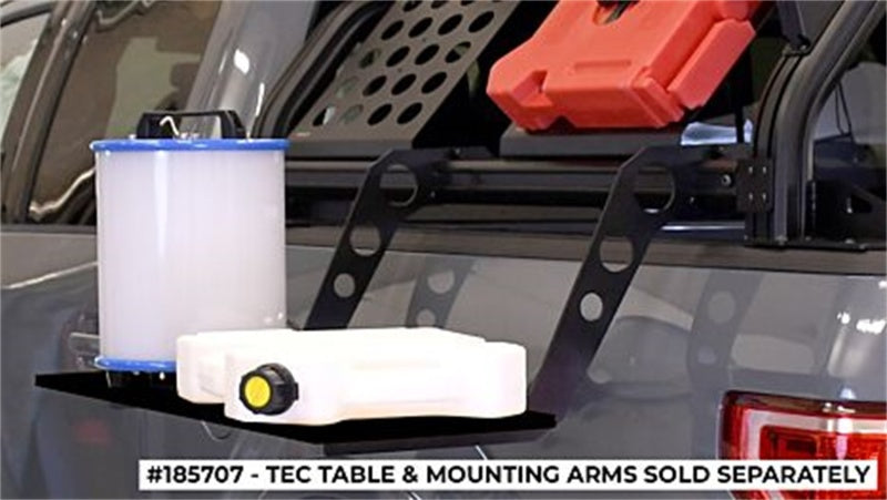 Putco TEC Table w/ Mounting Arms (No Drill) Table 24in x 12in x .02in / QTY 2 Arms 24in x 14in x 1in-thumbmail-1