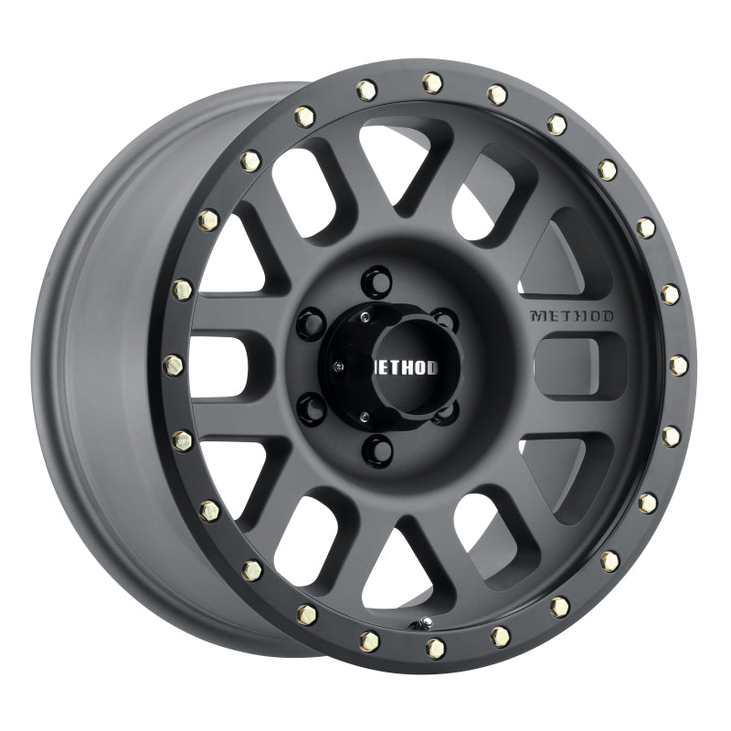 Method MR309 Grid 17x8.5 0mm Offset 6x5.5 108mm CB Titanium/Black Street Loc Wheel-thumbmail-1