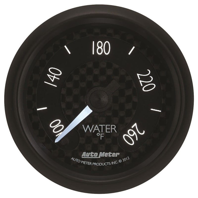 Autometer GT Series 52mm Full Sweep Electronic 100-260 Deg F Water Temperature Gauge-thumbmail-2