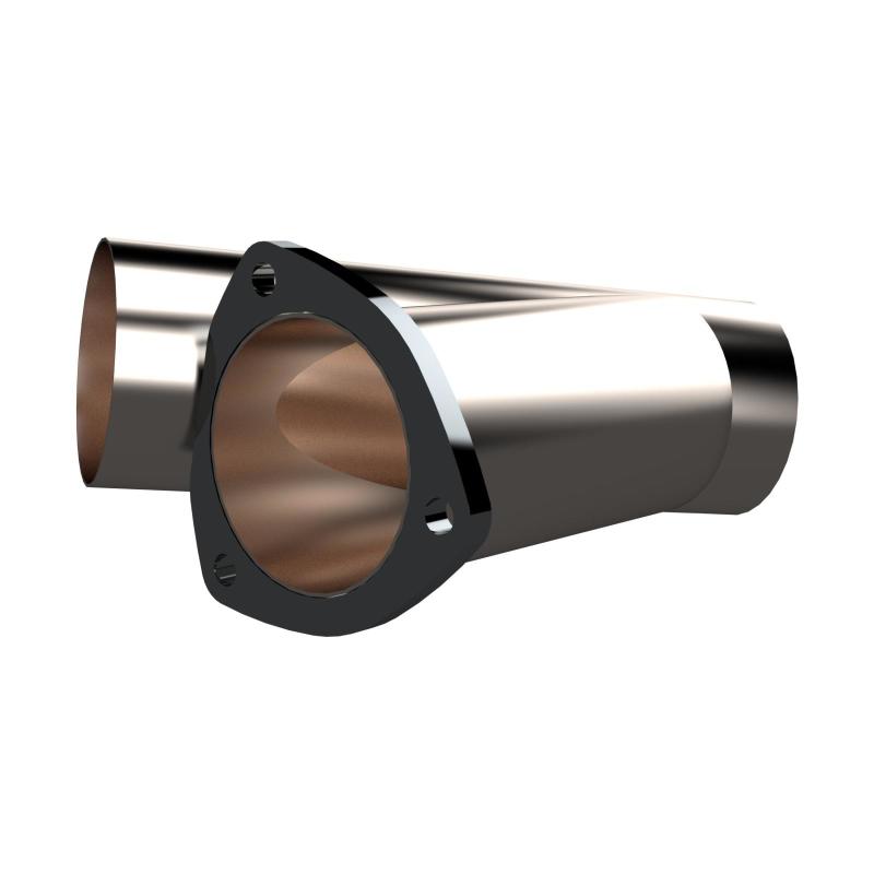 QTP 3.5in Weld-On QTEC Exhaust Cutout Y-Pipe-thumbmail-2