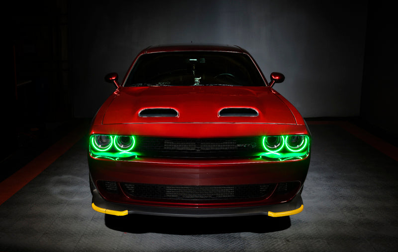 Oracle 15-21 Dodge Challenger Dynamic Surface Mount Headlight Halo Kit - ColorSHIFT - Dynamic-thumbmail-4