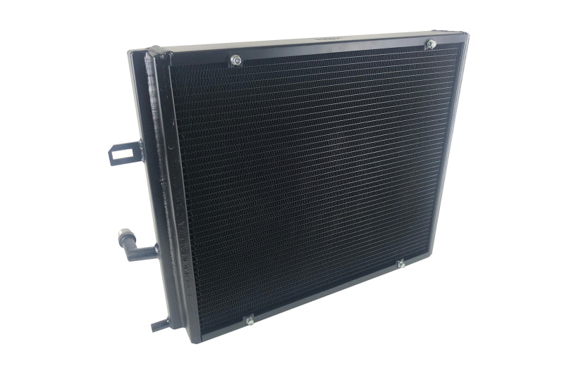 CSF BMW B58/B48 Front Mount Triple-Pass Heat Exchanger w/Rock Guard - Black-thumbmail-1