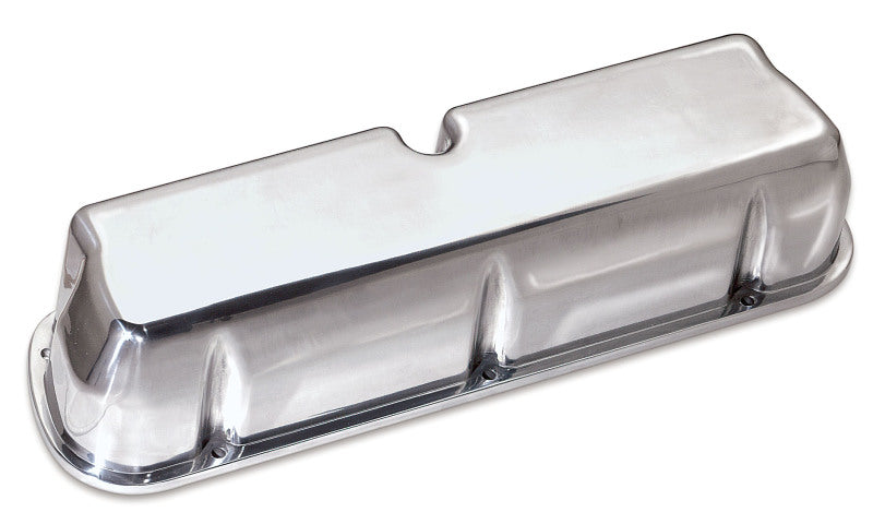 Moroso Ford Small Block Valve Cover - Extra Tall - No Logo - Polished Aluminum - Pair-thumbmail-1