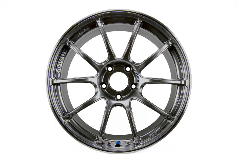 Advan RZII 17x7.0 +42 4-100 Racing Hyper Black Wheel-thumbmail-1