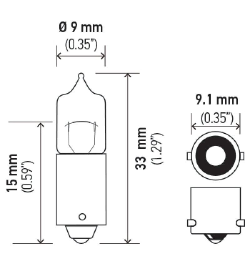 Hella Bulb H5W 12V 5W Ba9S T275-thumbmail-3