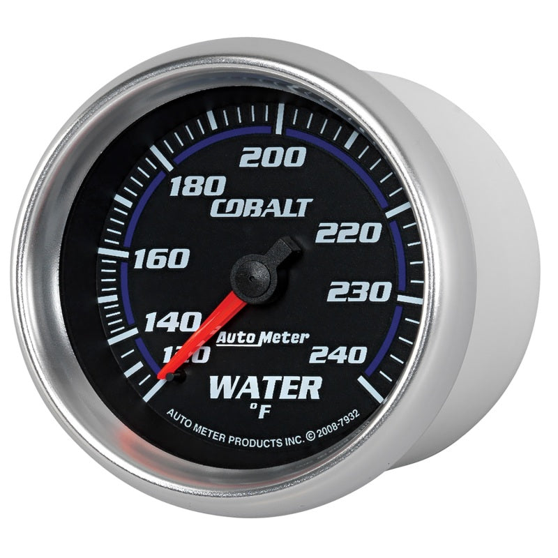 Autometer Cobalt 66mm 120-240 Degree F Mechanical Water Temperature Gauge-thumbmail-2