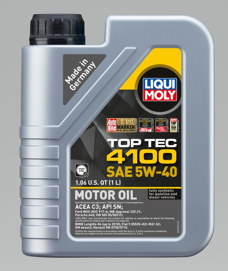 LIQUI MOLY 1L Top Tec 4100 Motor Oil 5W40-thumbmail-2