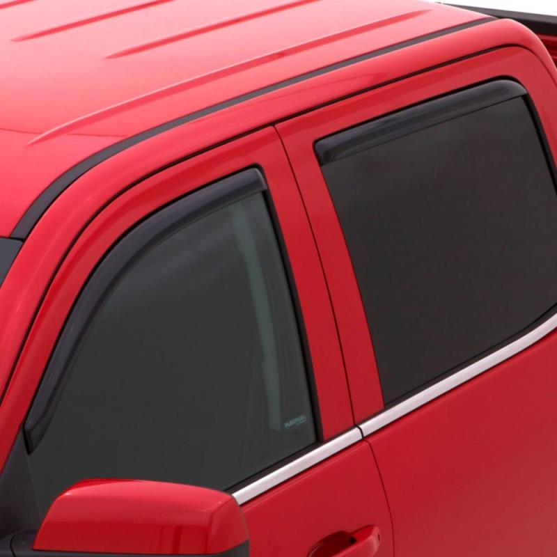 AVS 16-18 Kia Optima (Excl. Hybrid Models) Ventvisor Front & Rear Window Deflectors 4pc - Smoke-thumbmail-1