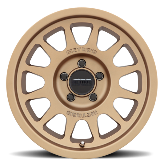 Method MR703 17x8.5 0mm Offset 5x150 110.5mm CB Method Bronze Wheel