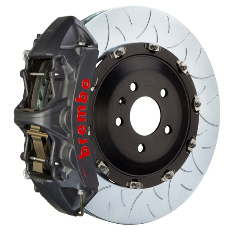 Brembo 04-10 5-Series (Excl. xDrive/M5) Fr GTS BBK 6Pist Cast 405x34 2pc Rotor Slot Type3-Black HA-thumbmail-1