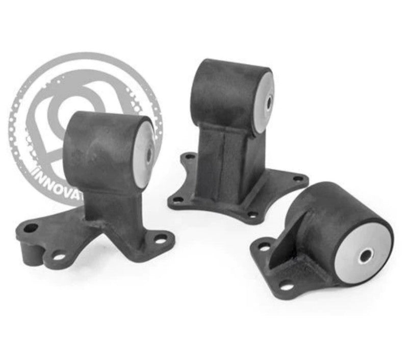 Innovative 94-97 Accord H/F Series Black Steel Mounts 95A Bushings (Auto to Manual)-thumbmail-1