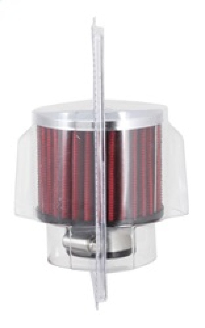 K&N 1.25in Flange ID x 3in OD x 2.5in H Rubber Base Crankcase Vent Filter-thumbmail-8
