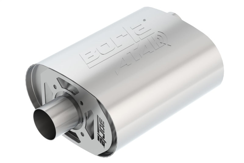 Borla CrateMuffler Ford 5.0L Coyote ATAK 2.5in Offset/Center 12in x 6in x 10.34in Muffler-thumbmail-2