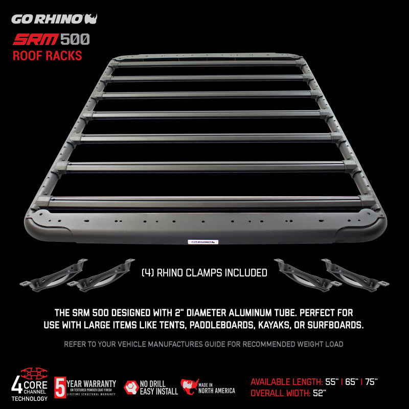 Go Rhino SRM 500 Roof Rack - 55in-thumbmail-12