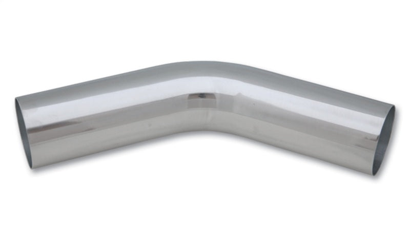 Vibrant 4in O.D. Universal Aluminum Tubing (45 degree bend) - Polished-thumbmail-1