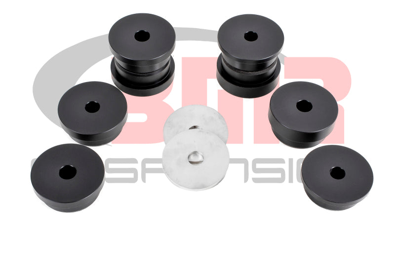 BMR 15-17 S550 Mustang Rear Cradle Bushing Kit (Delrin) - Black-thumbmail-1