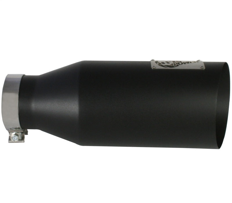 aFe MACHForce XP Exhausts Tips SS-304 EXH Tip 4In x 7Out x 18L Bolt-On (blk)-thumbmail-4