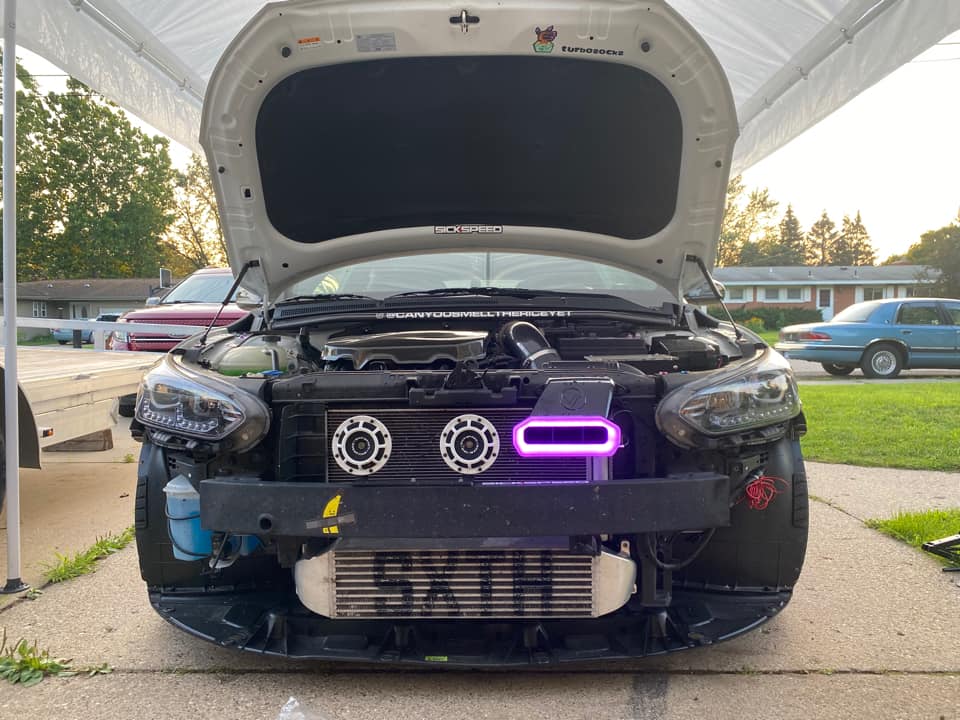 2019+ Hyundai Veloster Turbo/R-spec/Non-Turbo BIG MOUTH "LIT KIT" Ram Air Intake Snorkel | Velossa Tech Design