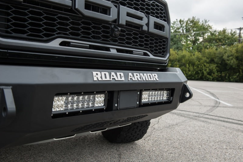 Road Armor 17-20 Ford Raptor Stealth Front Non-Winch Bumper - Tex Blk-thumbmail-2