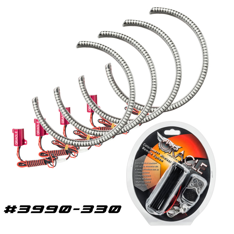 Oracle Dodge Challenger 15-21 LED Waterproof Halo Kit - ColorSHIFT-thumbmail-3