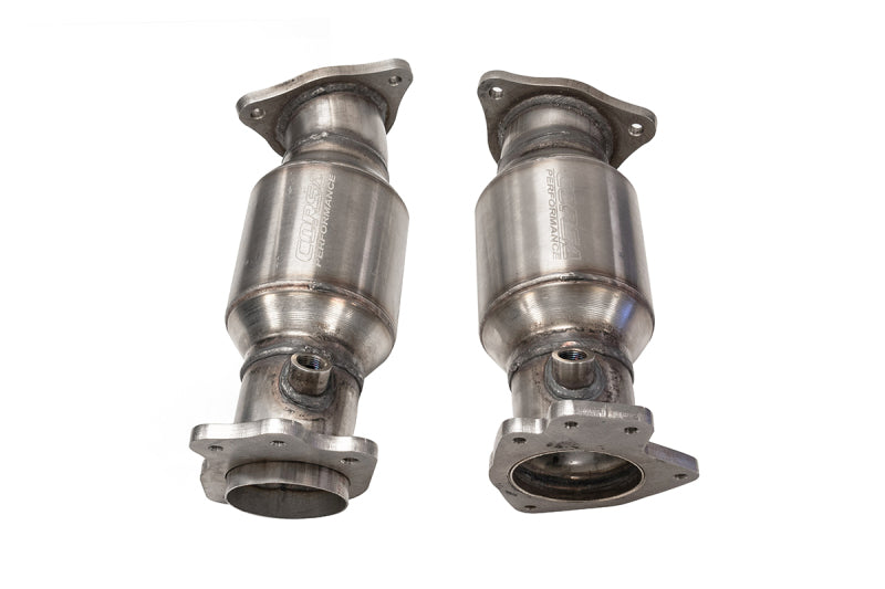 Corsa 20-21 Chevrolet Corvette High Flow 300 Cell Cat Pipes-thumbmail-3