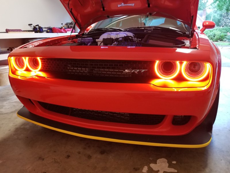 Oracle 15-21 Dodge Challenger Dynamic Surface Mount Headlight Halo Kit - ColorSHIFT - Dynamic-thumbmail-5