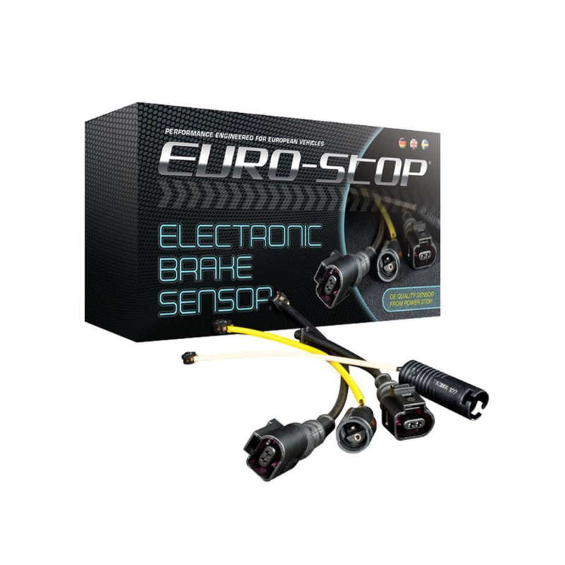 Power Stop 92-98 BMW 318i Front Euro-Stop Electronic Brake Pad Wear Sensor-thumbmail-3