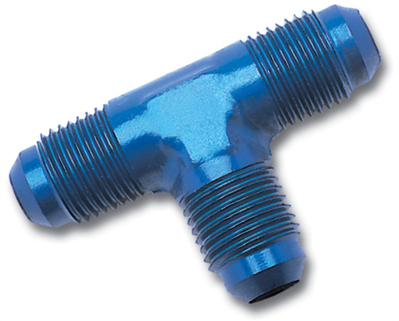 Russell Performance -16 AN NPT Flare Tee Fitting (Blue)-thumbmail-2