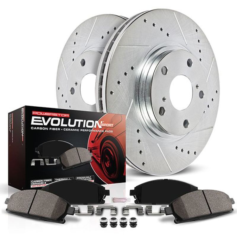 Power Stop 17-21 Tesla 3 Rear Z23 Evolution Brake Kit-thumbmail-1