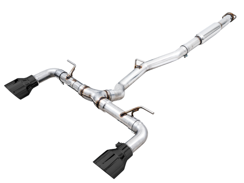 AWE Subaru BRZ / Toyota GR86 / Toyota 86 Track Edition Cat-Back Exhaust- Diamond Black Tips-thumbmail-2