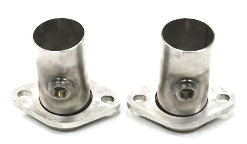 JBA 2.5in 304 Series Stainless Steel 2 Bolt Starter Tubes w/O2 sensor bungs-thumbmail-1