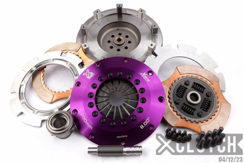 XClutch 99-02 Nissan Silvia S15 2.0L 8in Twin Sprung Ceramic Clutch Kit-thumbmail-1