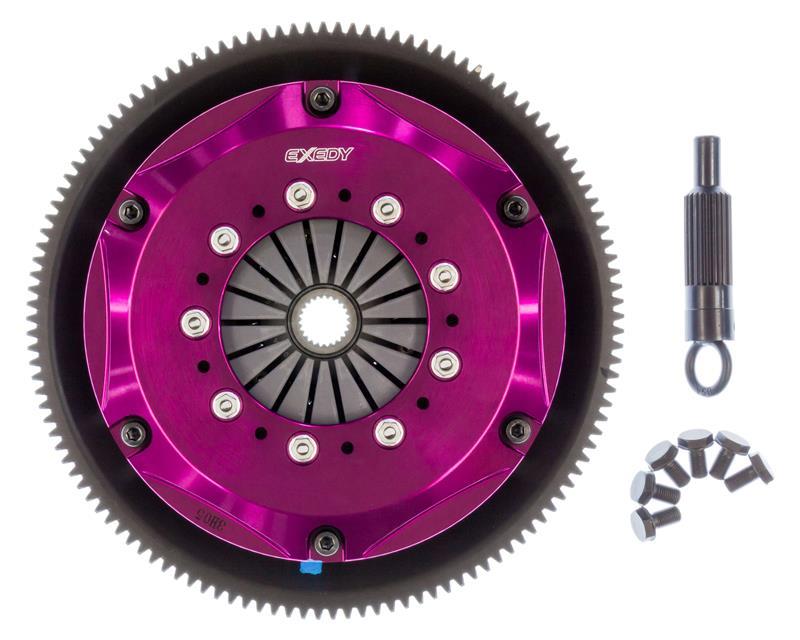 Exedy 1986-1989 Mazda RX-7 R2 Hyper Twin Cerametallic Clutch Sprung Center Disc Push Type Cove-thumbmail-7