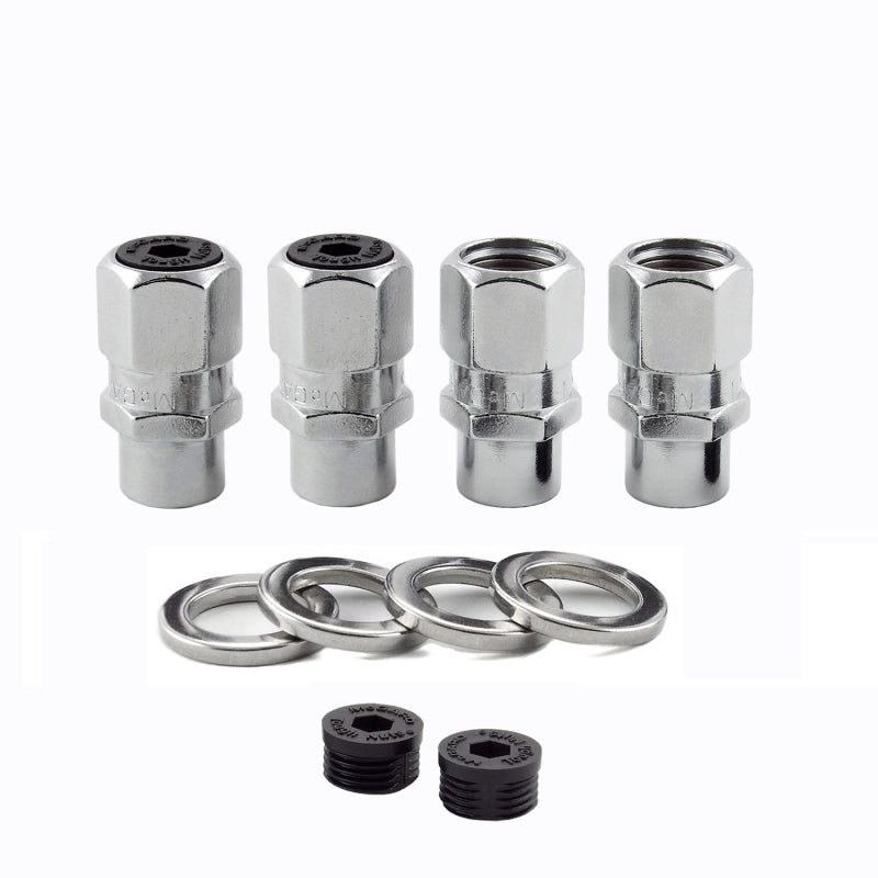 McGard Hex Lug Nut (Drag Racing Short Shank) 1/2-20 / 13/16 Hex / 1.6in. Length (4-Pack) - Chrome-thumbmail-6