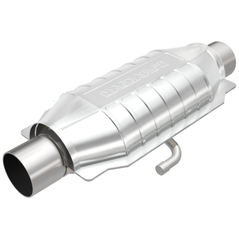 MagnaFlow Conv Univ 2.25in Inlet/Outlet Center/Center Oval Rear (California)-thumbmail-2