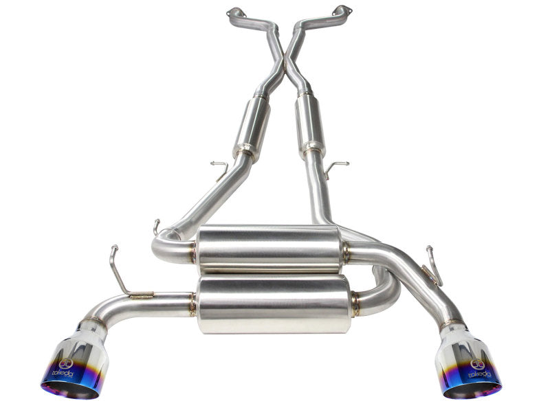 aFe Takeda 2-1/2in 304SS Cat-Back Exhaust Infiniti G37 08-13/Q60 14-15 V6-3.7 w/ Blue Flame Tips-thumbmail-4
