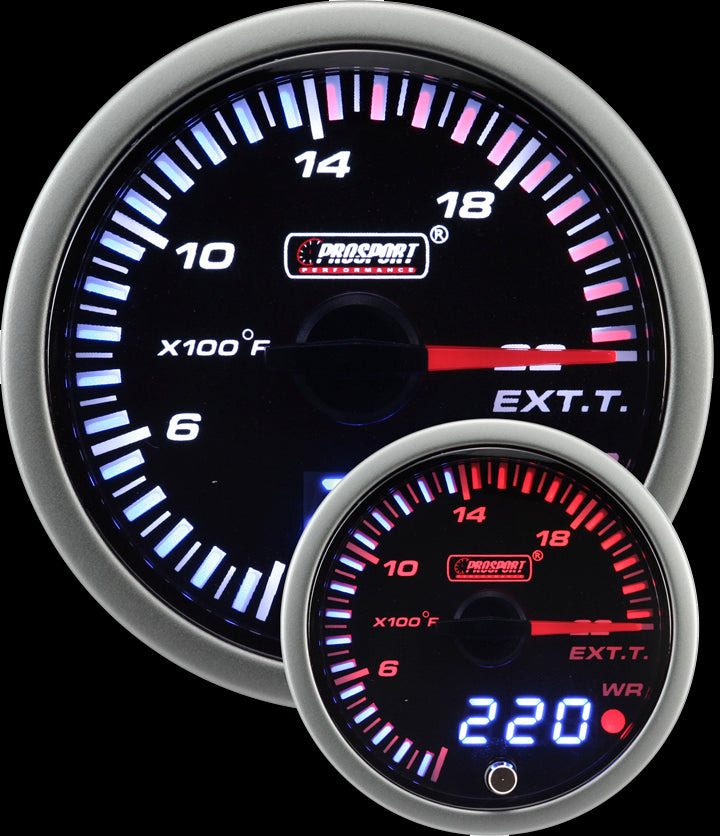Prosport 2-1/16" JDM Electrical Exhaust Gas Temperature Gauge