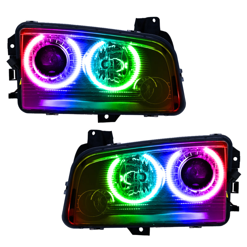 Oracle 08-10 Dodge Charger SMD HL (HID) - ColorSHIFT w/o Controller-thumbmail-5