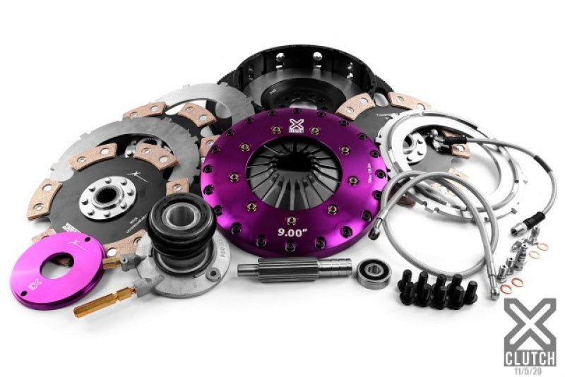 XClutch 09-13 Chevrolet Corvette ZR1 6.2L 9in Triple Solid Ceramic Clutch Kit-thumbmail-1