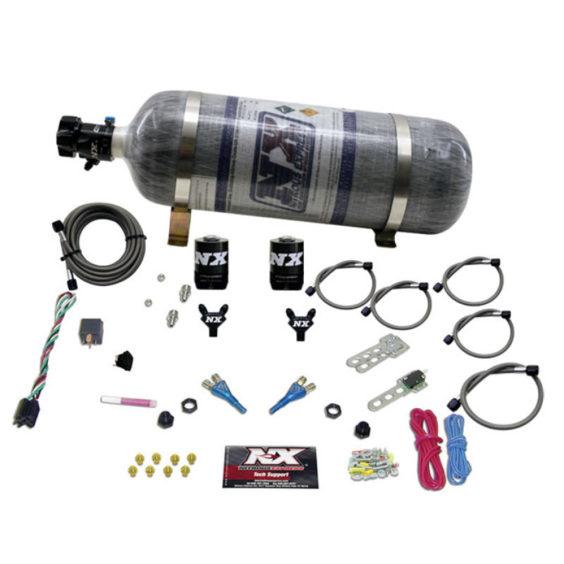 Nitrous Express GM EFI Dual Nozzle Nitrous Kit (100-300HP) w/Composite Bottle-thumbmail-2